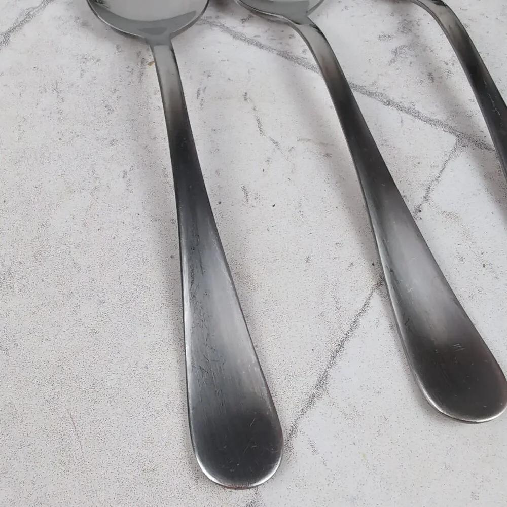 Mikasa Satin Symmetry Sincerity 38 Pieces 18/0 Stainless Flatware Gourmet Basics